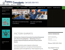 Tablet Screenshot of factoryconsultants.com